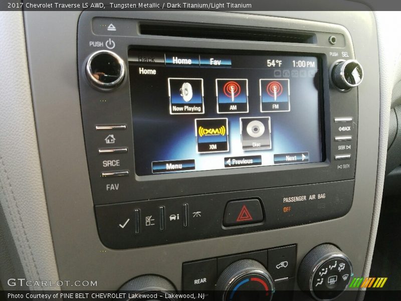 Tungsten Metallic / Dark Titanium/Light Titanium 2017 Chevrolet Traverse LS AWD