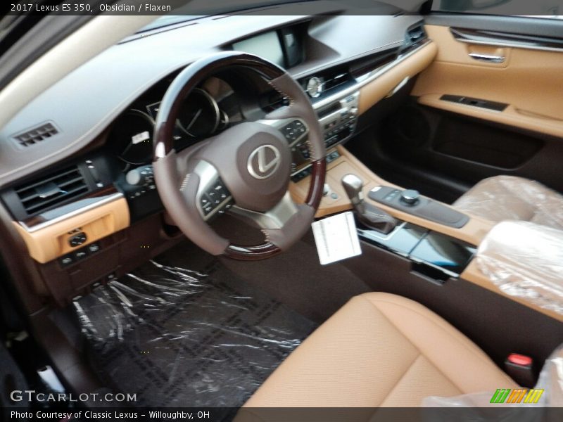 Obsidian / Flaxen 2017 Lexus ES 350