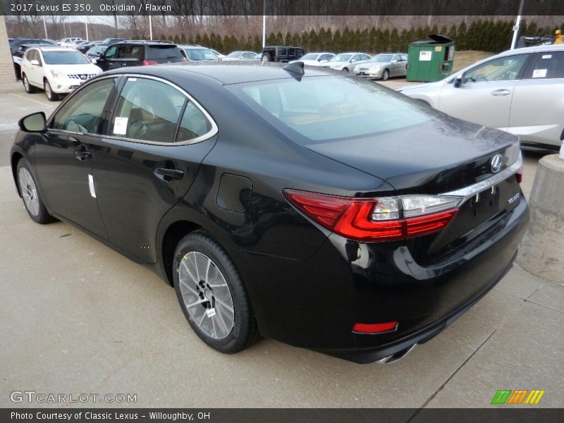 Obsidian / Flaxen 2017 Lexus ES 350
