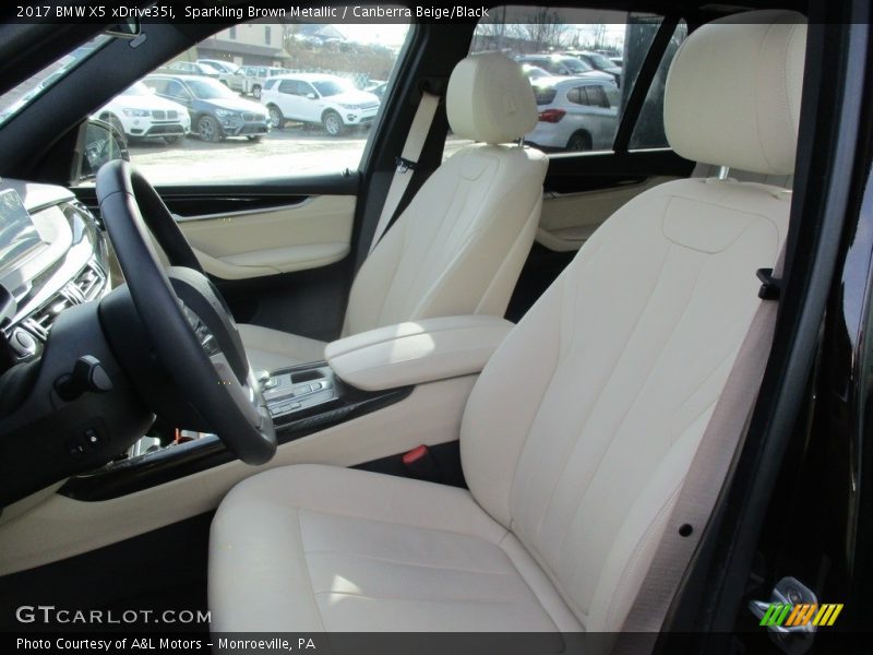 Sparkling Brown Metallic / Canberra Beige/Black 2017 BMW X5 xDrive35i