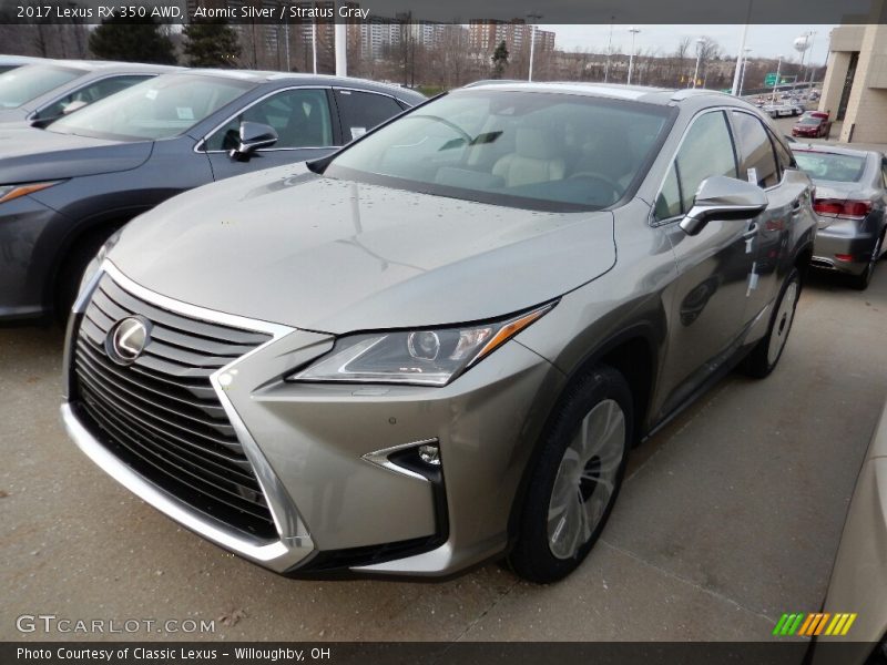 Atomic Silver / Stratus Gray 2017 Lexus RX 350 AWD