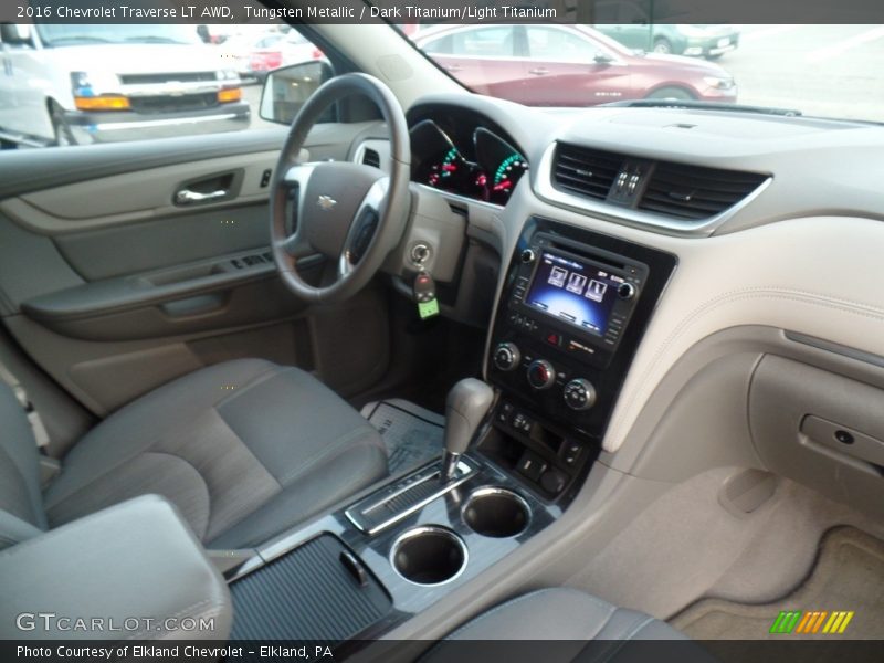 Tungsten Metallic / Dark Titanium/Light Titanium 2016 Chevrolet Traverse LT AWD