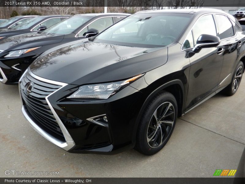 Obsidian / Black 2017 Lexus RX 350 AWD