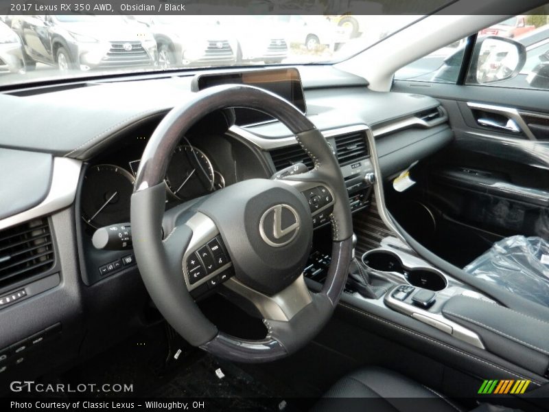 Obsidian / Black 2017 Lexus RX 350 AWD