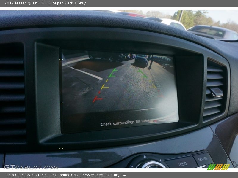 Super Black / Gray 2012 Nissan Quest 3.5 LE