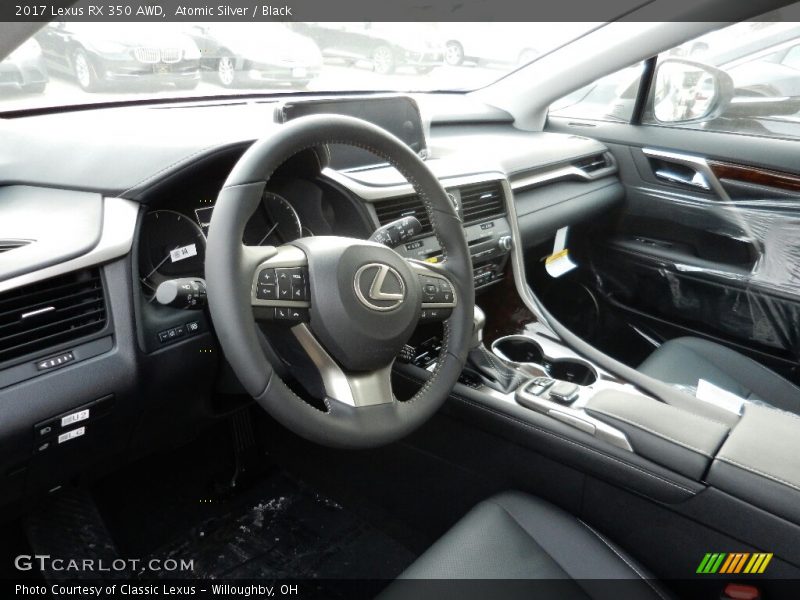 Atomic Silver / Black 2017 Lexus RX 350 AWD