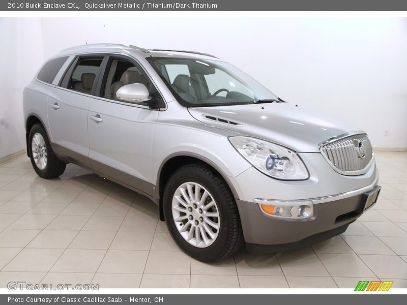 Quicksilver Metallic / Titanium/Dark Titanium 2010 Buick Enclave CXL