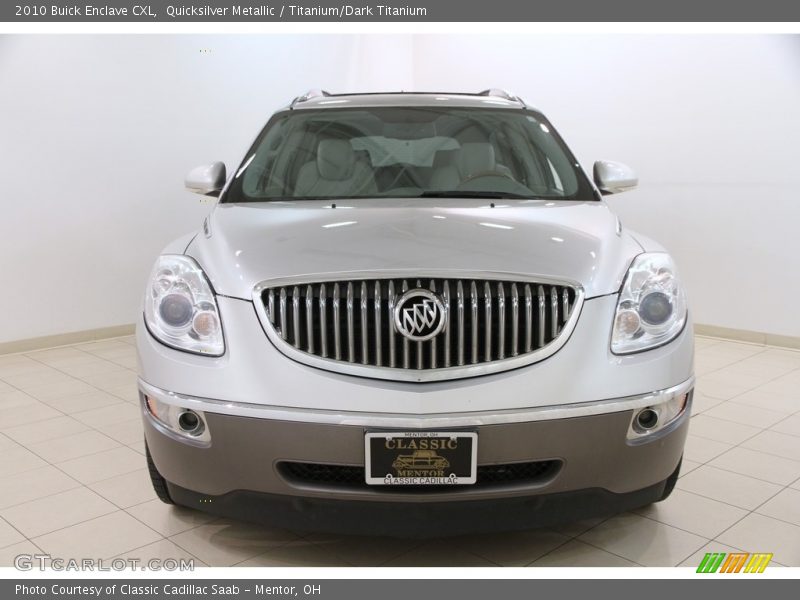 Quicksilver Metallic / Titanium/Dark Titanium 2010 Buick Enclave CXL