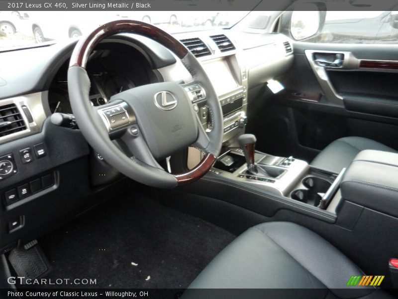 Silver Lining Metallic / Black 2017 Lexus GX 460