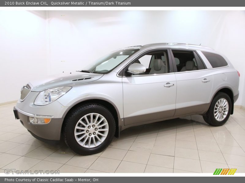 Quicksilver Metallic / Titanium/Dark Titanium 2010 Buick Enclave CXL