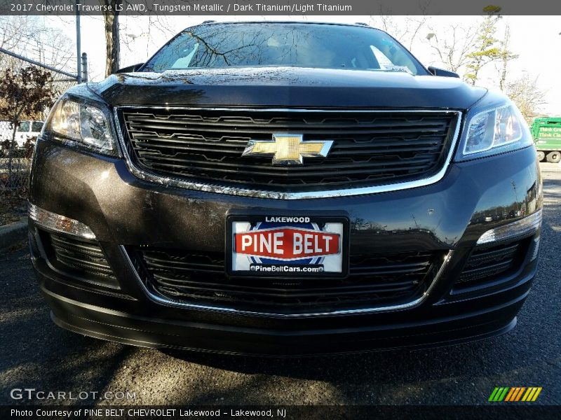 Tungsten Metallic / Dark Titanium/Light Titanium 2017 Chevrolet Traverse LS AWD