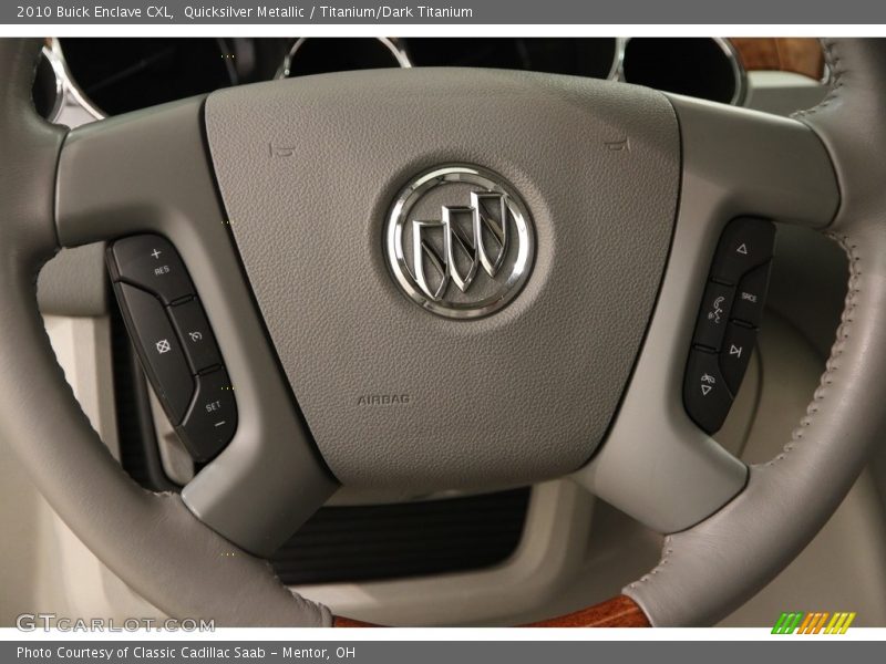 Quicksilver Metallic / Titanium/Dark Titanium 2010 Buick Enclave CXL