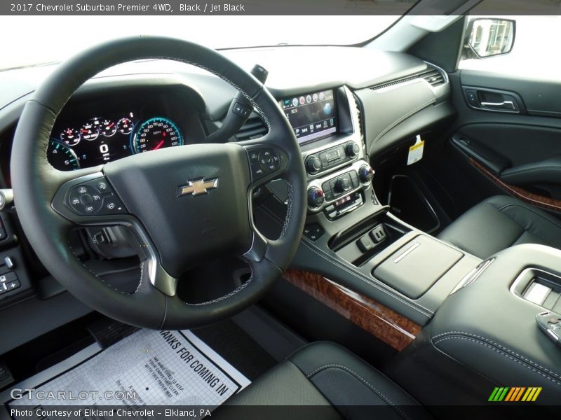 Black / Jet Black 2017 Chevrolet Suburban Premier 4WD