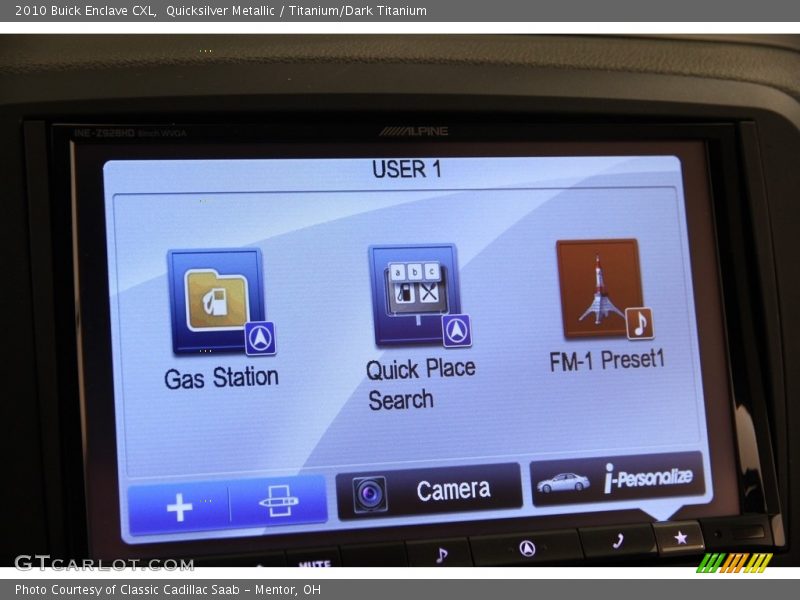 Quicksilver Metallic / Titanium/Dark Titanium 2010 Buick Enclave CXL