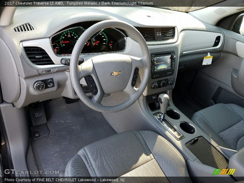 Tungsten Metallic / Dark Titanium/Light Titanium 2017 Chevrolet Traverse LS AWD