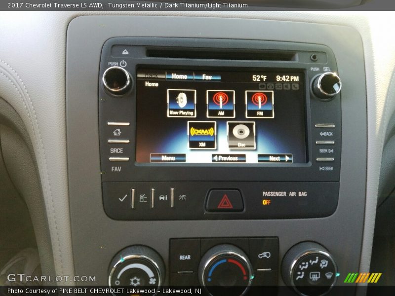 Tungsten Metallic / Dark Titanium/Light Titanium 2017 Chevrolet Traverse LS AWD