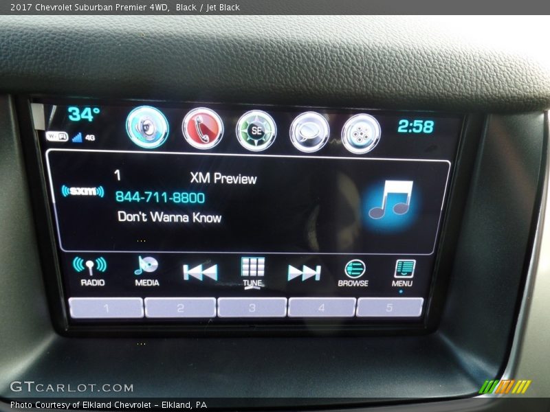 Black / Jet Black 2017 Chevrolet Suburban Premier 4WD