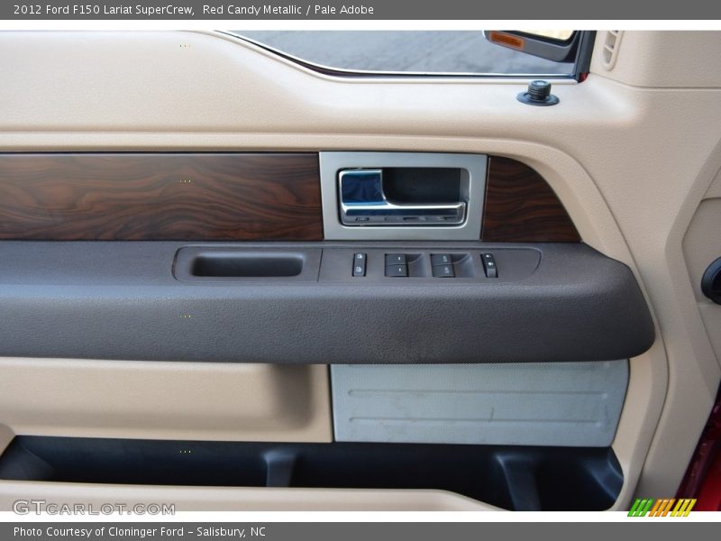 Red Candy Metallic / Pale Adobe 2012 Ford F150 Lariat SuperCrew