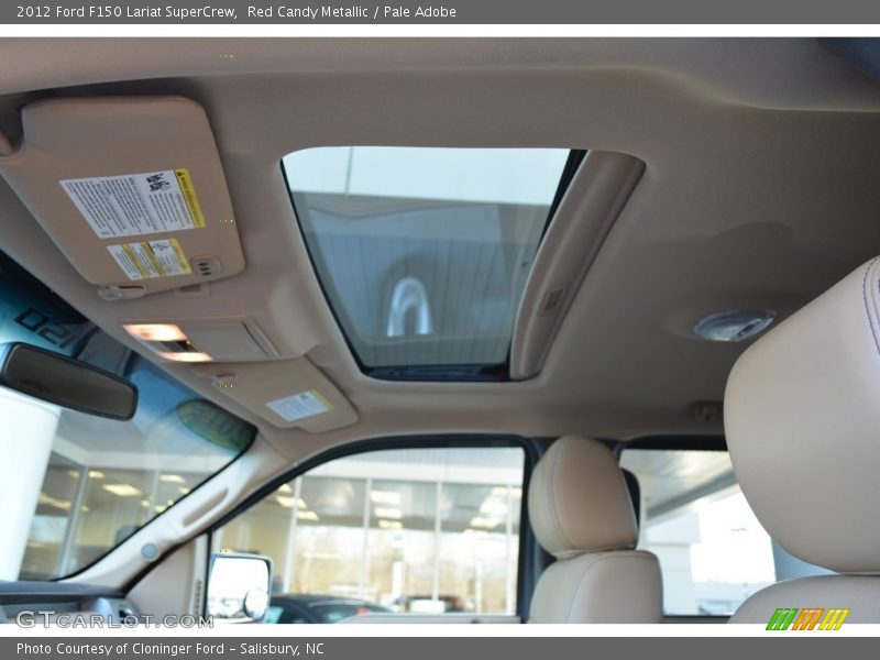 Red Candy Metallic / Pale Adobe 2012 Ford F150 Lariat SuperCrew