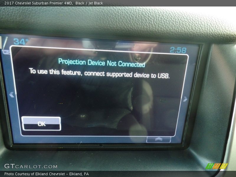 Black / Jet Black 2017 Chevrolet Suburban Premier 4WD