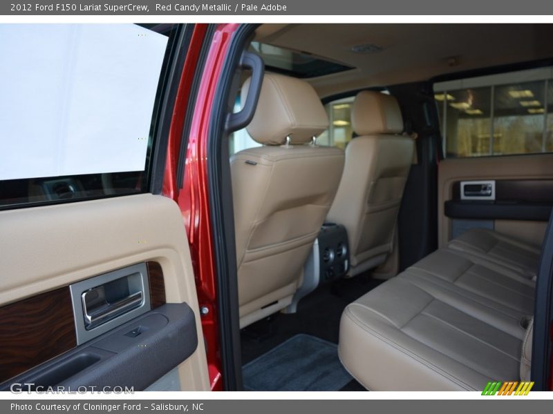 Red Candy Metallic / Pale Adobe 2012 Ford F150 Lariat SuperCrew
