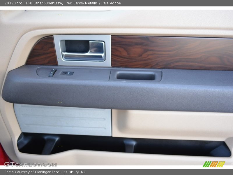 Red Candy Metallic / Pale Adobe 2012 Ford F150 Lariat SuperCrew