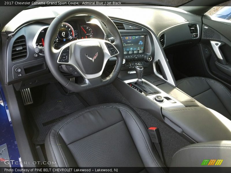  2017 Corvette Grand Sport Coupe Jet Black Interior