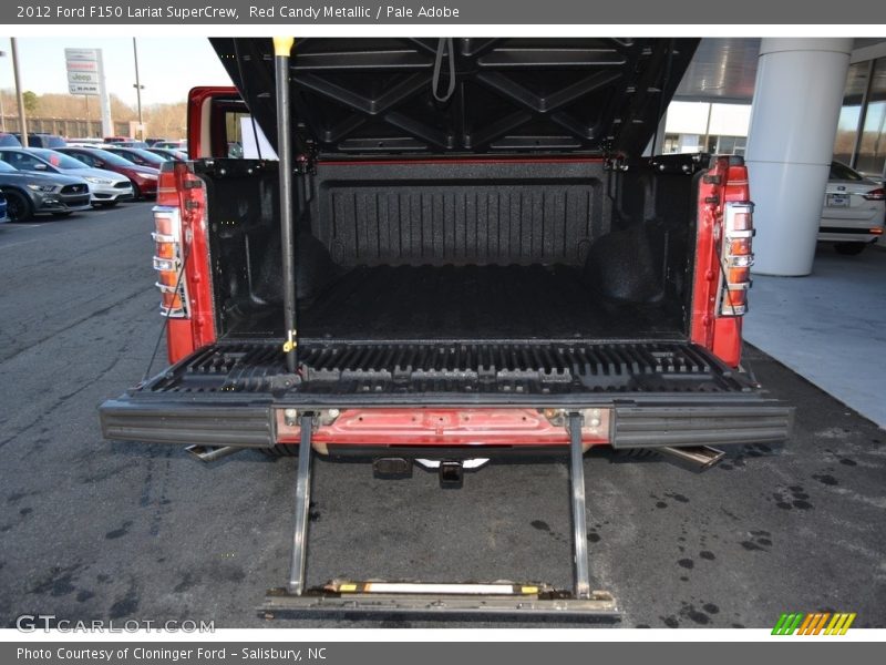 Red Candy Metallic / Pale Adobe 2012 Ford F150 Lariat SuperCrew