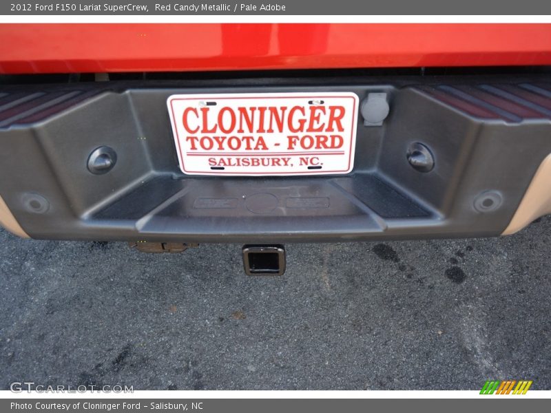 Red Candy Metallic / Pale Adobe 2012 Ford F150 Lariat SuperCrew