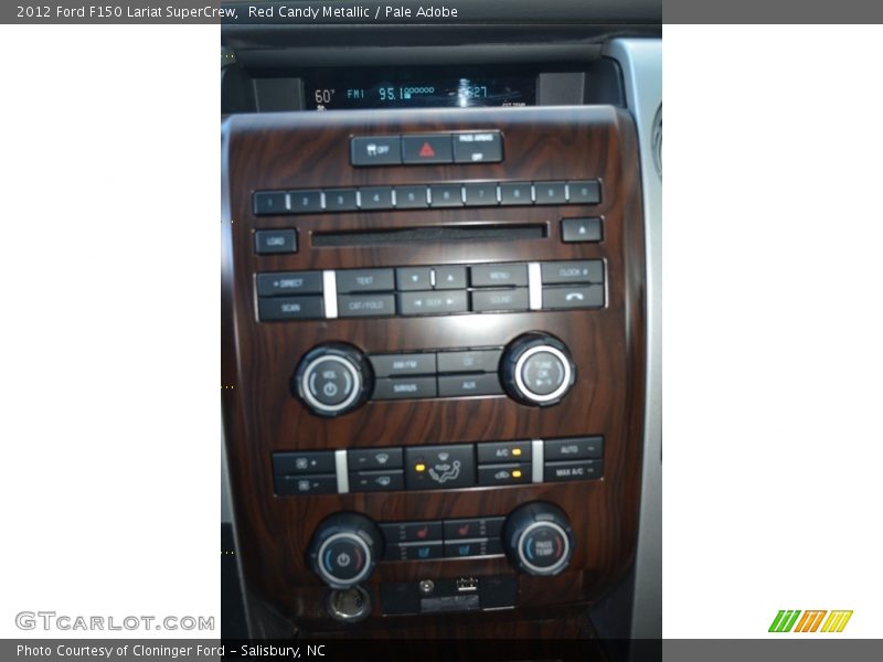 Red Candy Metallic / Pale Adobe 2012 Ford F150 Lariat SuperCrew