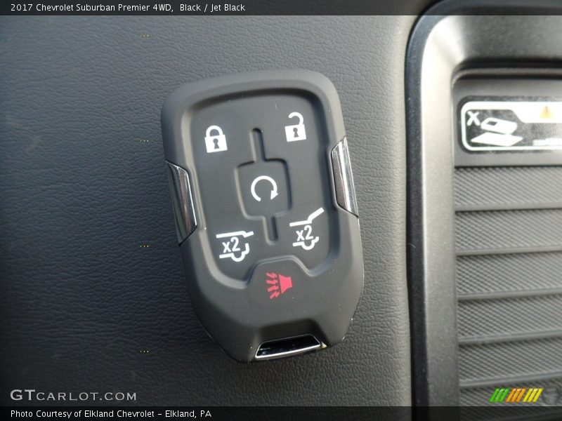 Black / Jet Black 2017 Chevrolet Suburban Premier 4WD