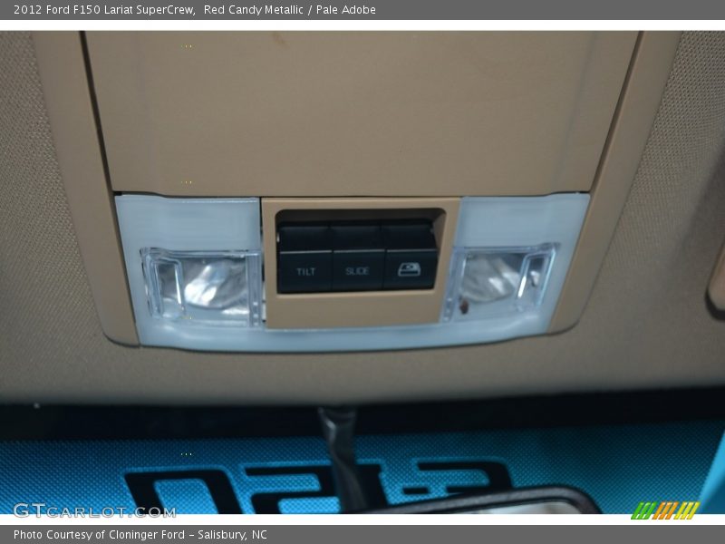 Red Candy Metallic / Pale Adobe 2012 Ford F150 Lariat SuperCrew
