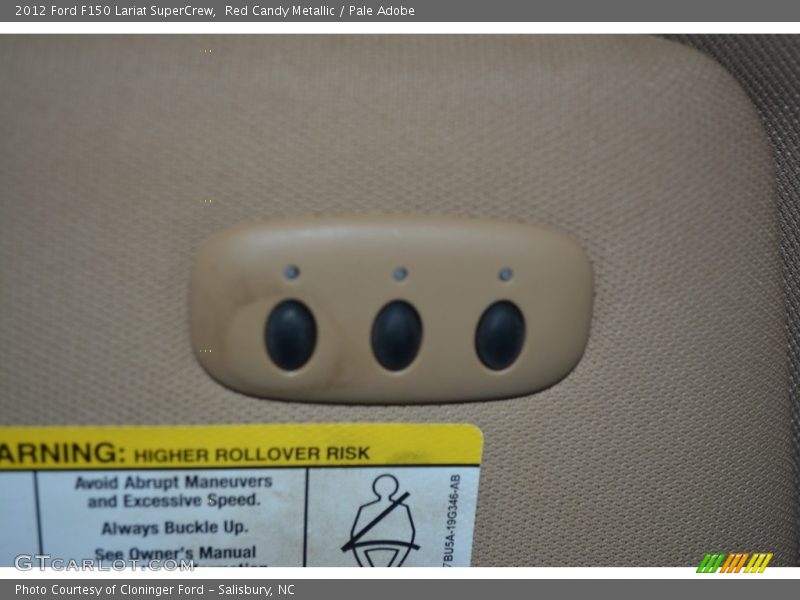 Red Candy Metallic / Pale Adobe 2012 Ford F150 Lariat SuperCrew