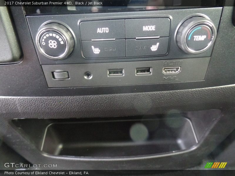 Black / Jet Black 2017 Chevrolet Suburban Premier 4WD