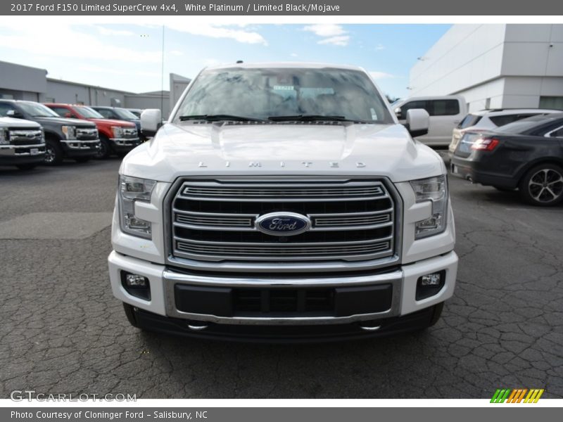 White Platinum / Limited Black/Mojave 2017 Ford F150 Limited SuperCrew 4x4