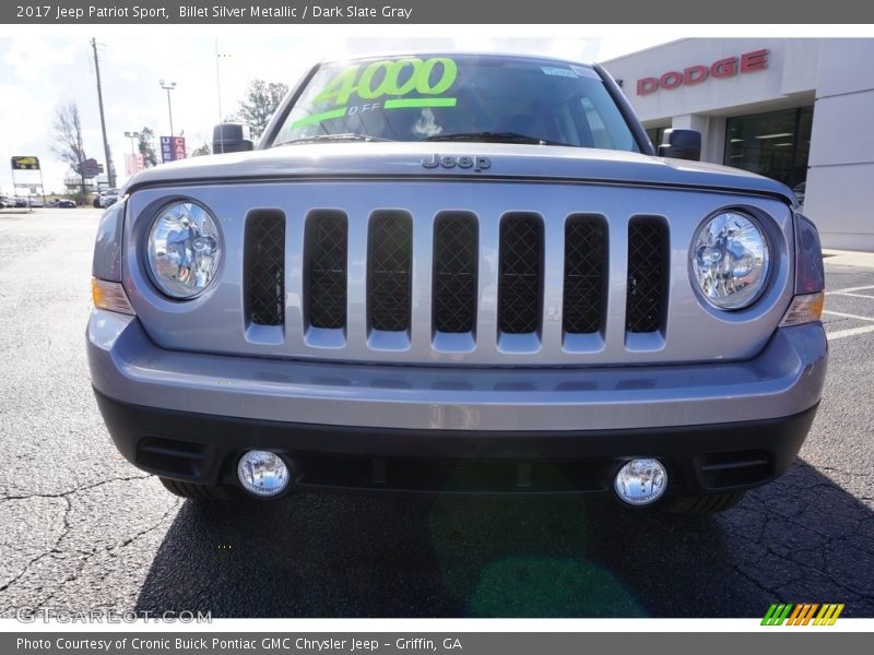 Billet Silver Metallic / Dark Slate Gray 2017 Jeep Patriot Sport