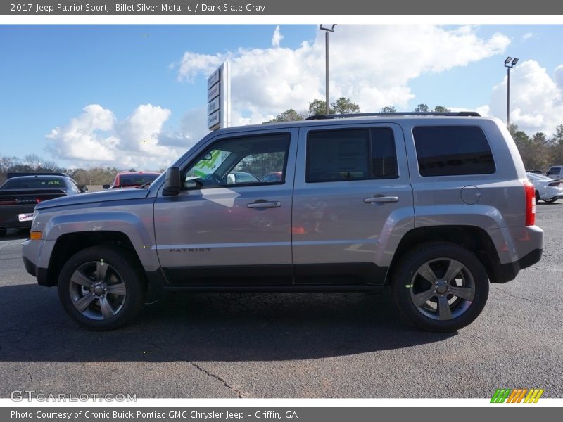 Billet Silver Metallic / Dark Slate Gray 2017 Jeep Patriot Sport