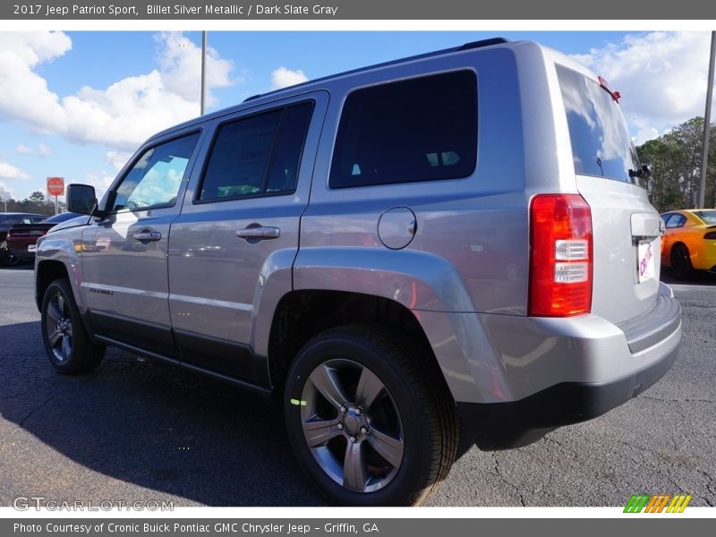 Billet Silver Metallic / Dark Slate Gray 2017 Jeep Patriot Sport