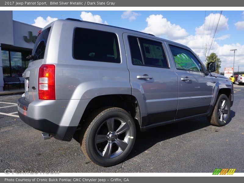 Billet Silver Metallic / Dark Slate Gray 2017 Jeep Patriot Sport