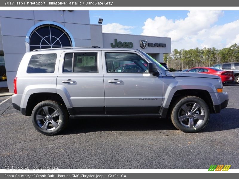 Billet Silver Metallic / Dark Slate Gray 2017 Jeep Patriot Sport