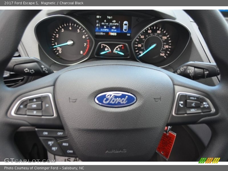 Magnetic / Charcoal Black 2017 Ford Escape S