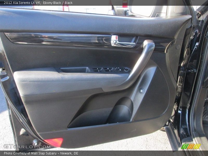 Ebony Black / Black 2012 Kia Sorento LX V6