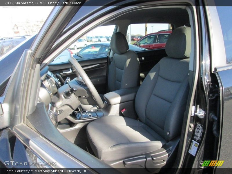 Ebony Black / Black 2012 Kia Sorento LX V6