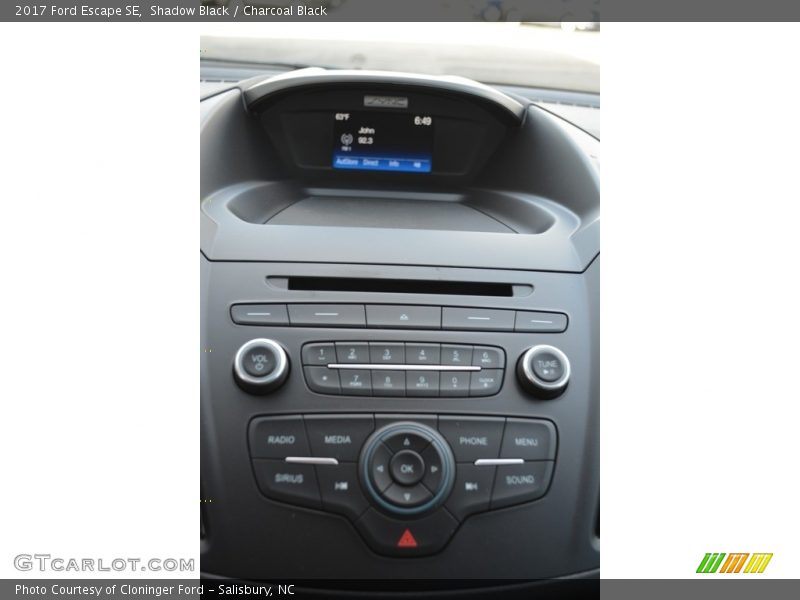 Shadow Black / Charcoal Black 2017 Ford Escape SE