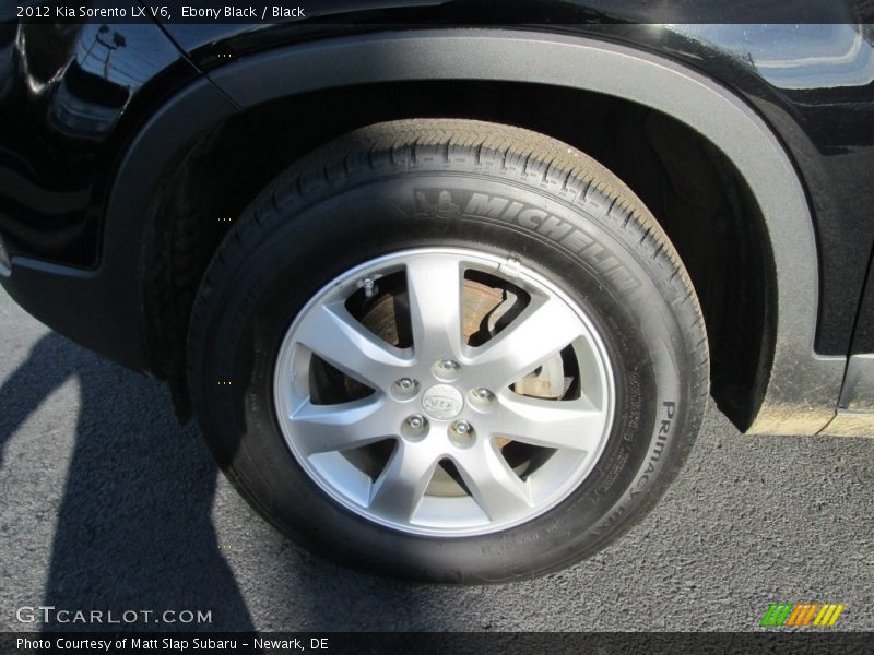 Ebony Black / Black 2012 Kia Sorento LX V6