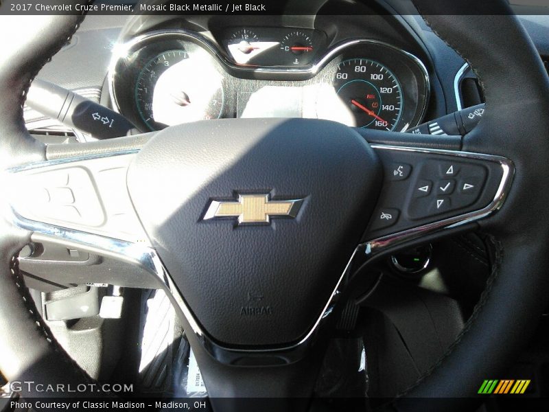 Mosaic Black Metallic / Jet Black 2017 Chevrolet Cruze Premier