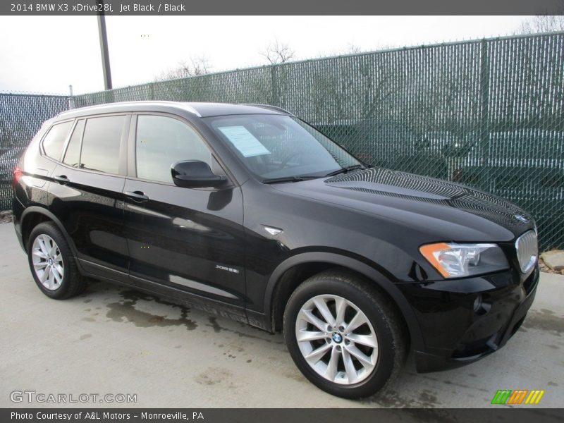Jet Black / Black 2014 BMW X3 xDrive28i