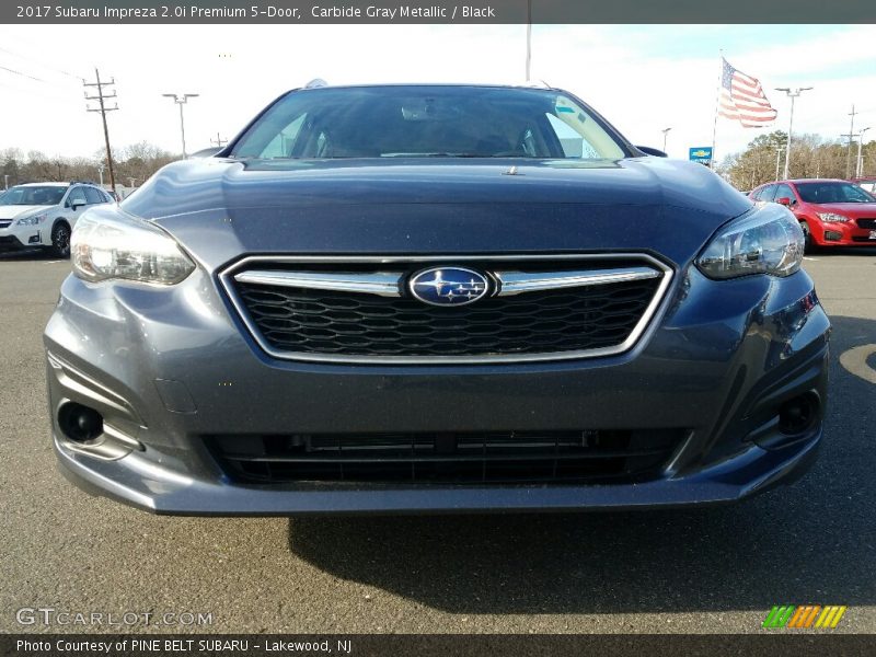Carbide Gray Metallic / Black 2017 Subaru Impreza 2.0i Premium 5-Door