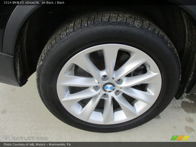 Jet Black / Black 2014 BMW X3 xDrive28i