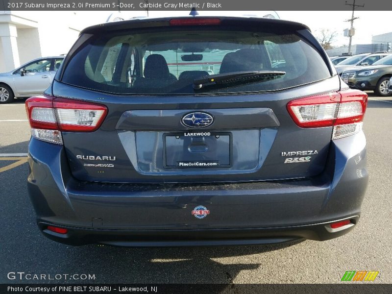 Carbide Gray Metallic / Black 2017 Subaru Impreza 2.0i Premium 5-Door